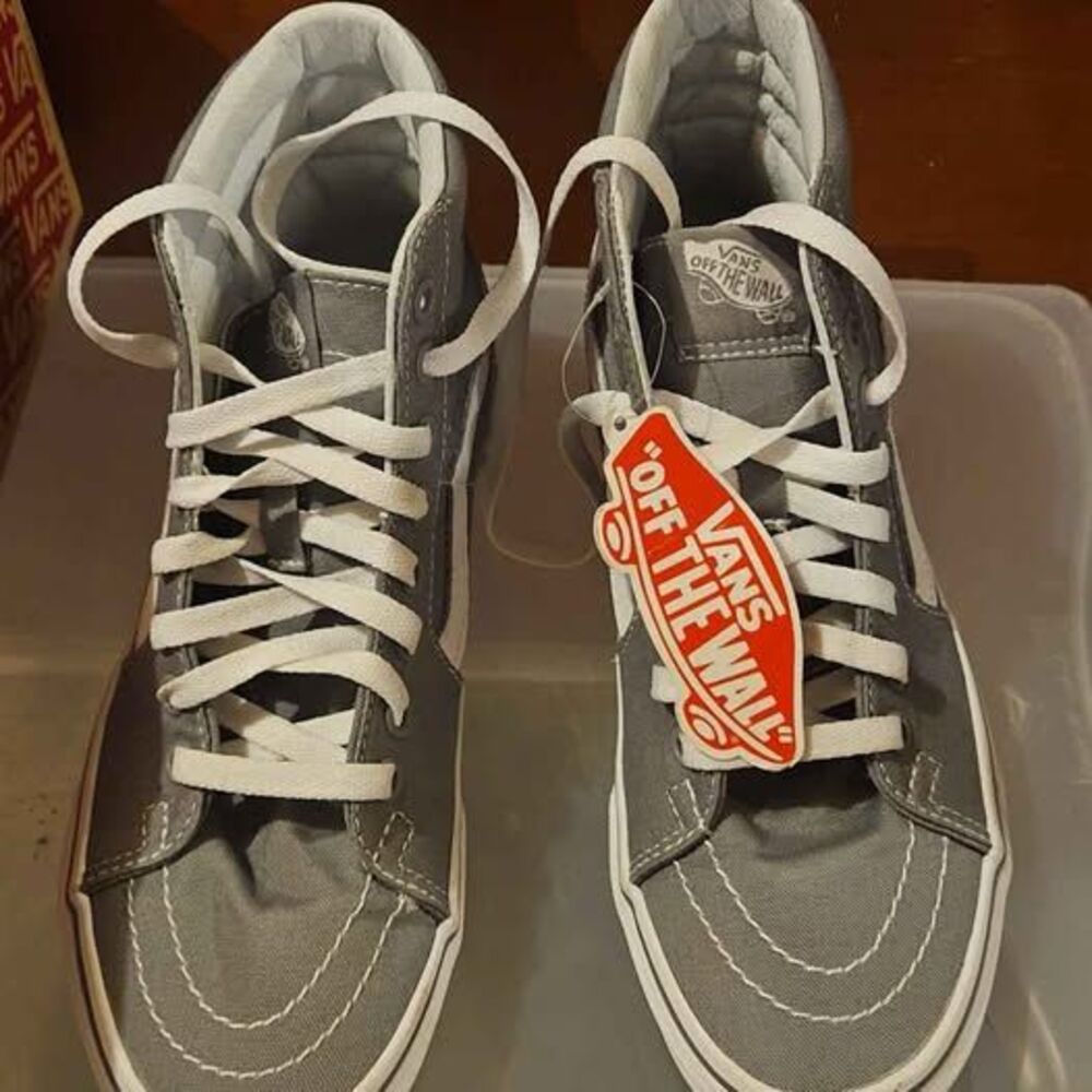 Vans Sk8-Hi Grey High Top Sneakers